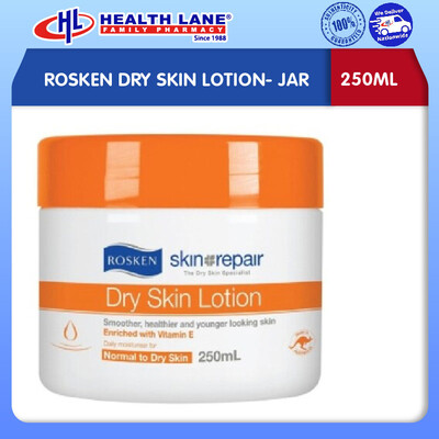 ROSKEN DRY KULIT LOSYEN- JAR (250ML)